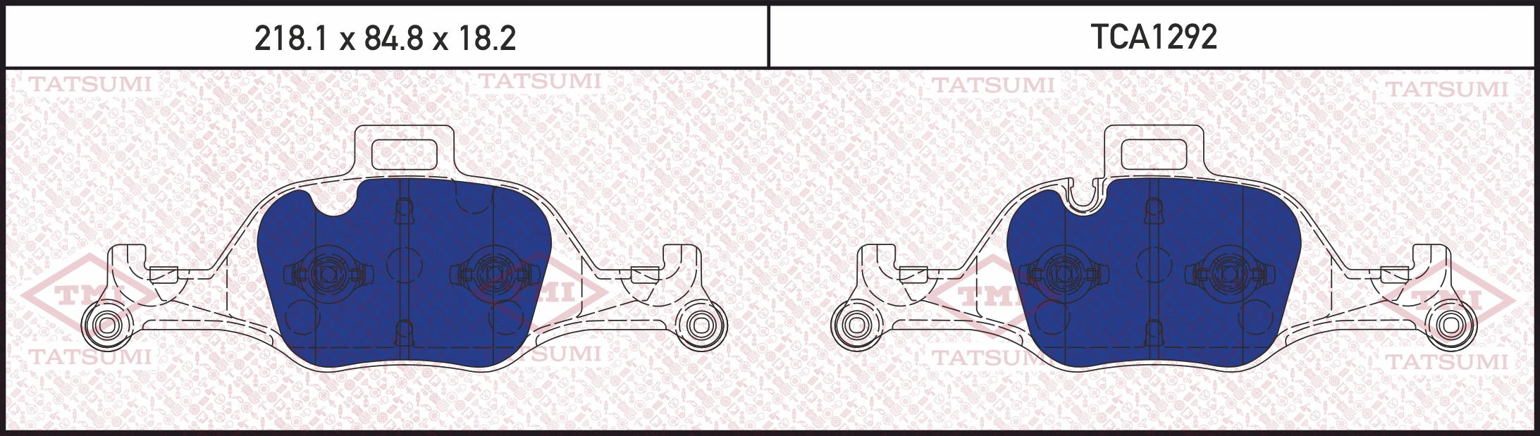 Колодки тормозные дисковые передние